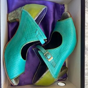 Altura Sie7e Handmade Leather Peep Toe SZ 23 | US 6